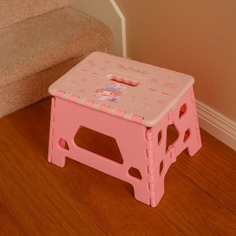 Taburete-Plegable-Sanrio-My-Melody-Infantil-Sint-tico-Rosa-31-5x25x22-cm-2-31159