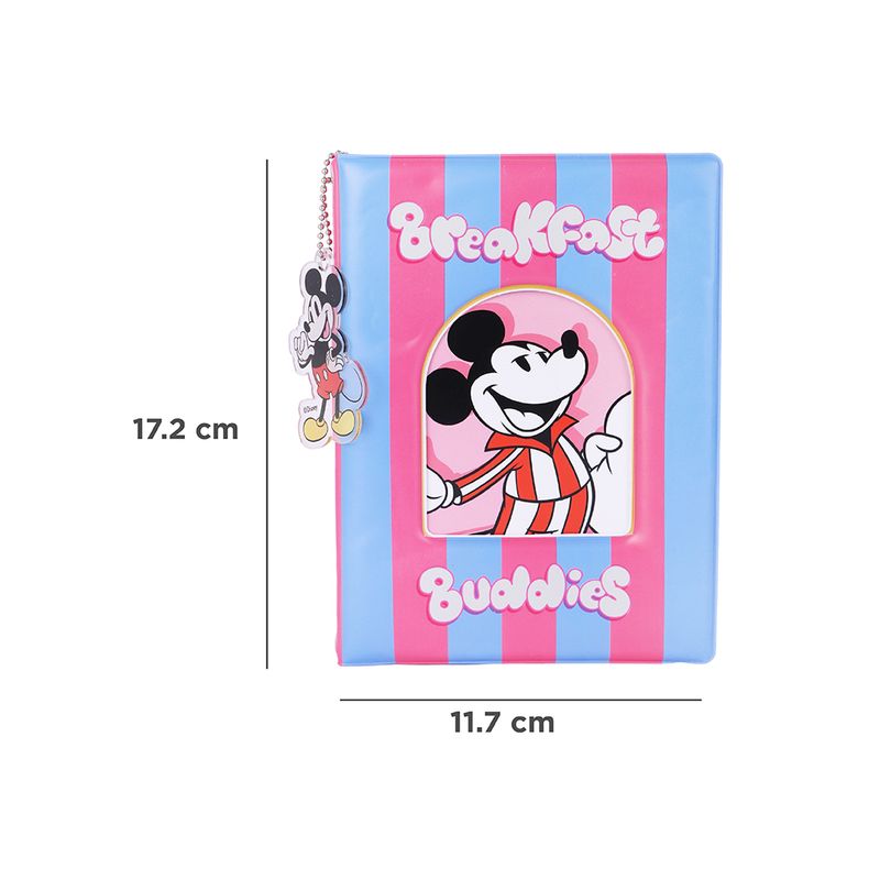 Libreta-De-Espiral-Disney-Mickey-Mouse-Pasta-Acolchada-17-2x11-7-cm-80-Hojas-Cuadros-4-31254