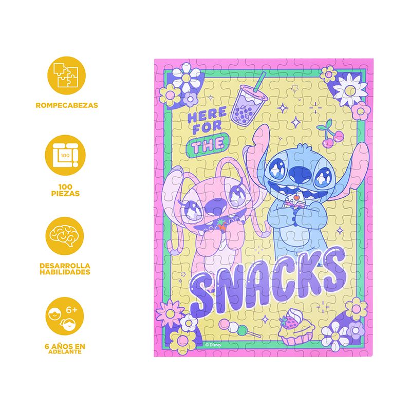 Rompecabezas-Disney-Stitch-ngel-Enmarcado-28x38-cm-100-Piezas-3-31259