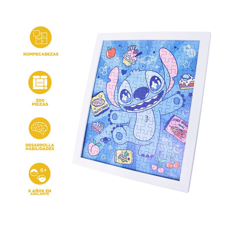 Rompecabezas-Disney-Stitch-Enmarcado-25-4x30-5-cm-300-Piezas-3-31262