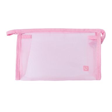 Cosmetiquera Malla Rosa 23x15x7 cm