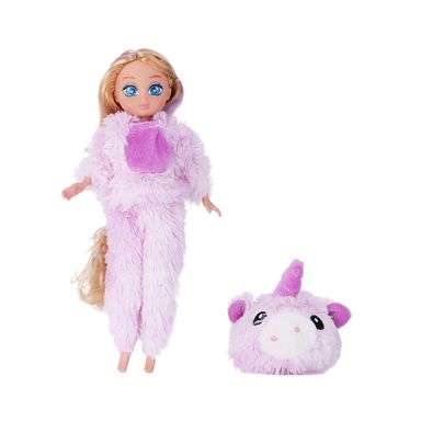 Muñeca Con Disfraz De Unicornio My Wish Rosa