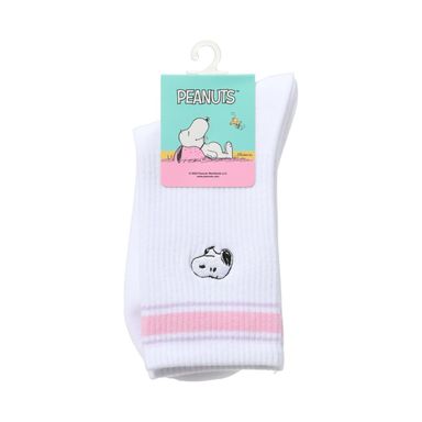 Calcetines Para Mujer Snoopy Vintage 54% Algodón, 28% Poliéster, 16% Poliamida, 2% Elastano Rosa Talla 24 - 26