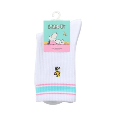 Calcetines Para Mujer Snoopy Vintage 54% Algodón, 28% Poliéster, 16% Poliamida, 2% Elastano Verde Talla 24 - 26