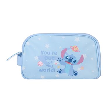 Cosmetiquera Disney Stitch Sintética Azul 25x16x11 cm