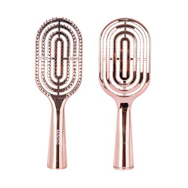 Cepillo De Ventilación Para Cabello Sintético Rose Gold