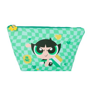 Cosmetiquera Las Chicas Superpoderosas Bellota Sintética Verde 26x16x6 cm