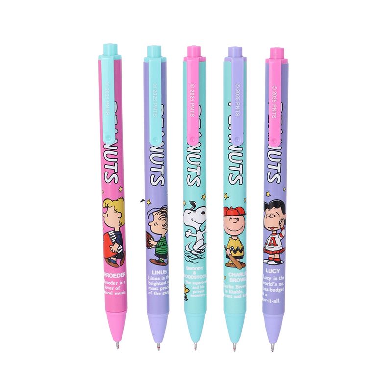 Set-Plumas-Snoopy-Vintage-Tinta-Negra-0-5-mm-5-Piezas-1-31234