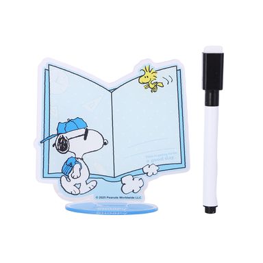 Mini Pizarrón Snoopy Acrílico 9.5x10 cm