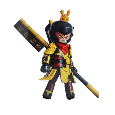 Figura De Acción Sun Wukong Hero Sintética Multicolor