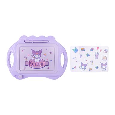Pizarrón Sanrio Kuromi Sintético Morado 22.5x16 cm