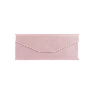 Estuche Para Lentes Tipo Cartera Sintético Rosa 16x6.5x6.5 cm