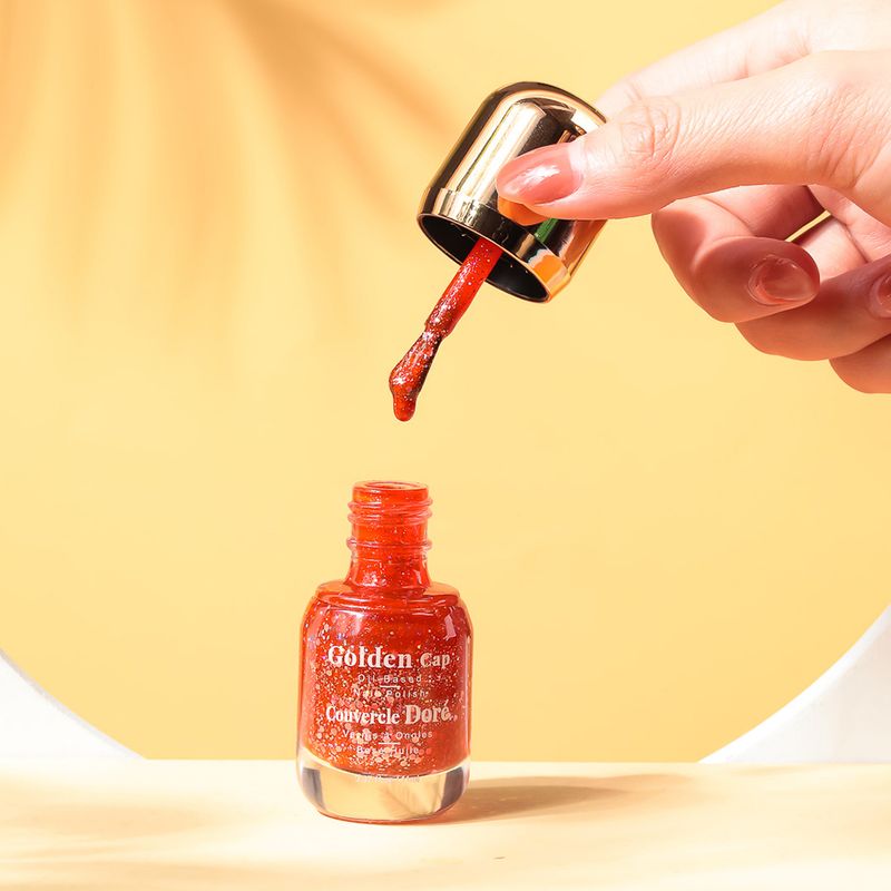 Esmalte-Para-U-as-A-Base-De-Aceite-Con-Tapa-Dorada-23-Rojo-Brillante-MINISO-11-ml-2-9281