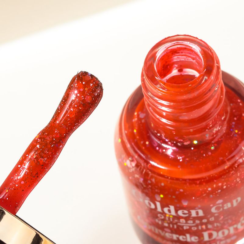 Esmalte-Para-U-as-A-Base-De-Aceite-Con-Tapa-Dorada-23-Rojo-Brillante-MINISO-11-ml-3-9281