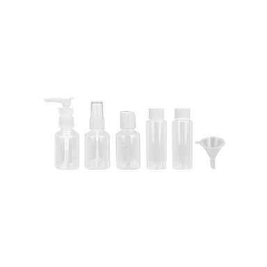 Kit Botellas De Viaje Miniso Transparentes 6 Piezas