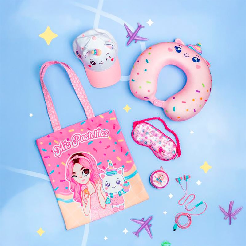 Almohada-De-Viaje-Mis-Pastelitos-Estampado-De-Unicornio-Memory-Foam-Rosa-28x30-cm-2-30281