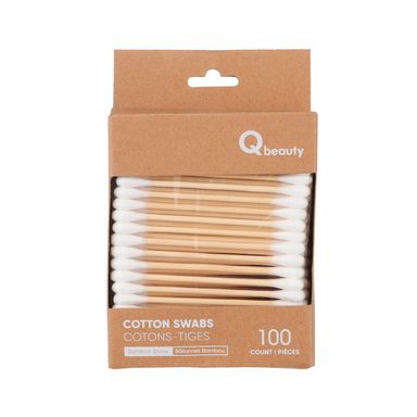 Paquete De Cotonetes Miniso Qbeauty Bambú 100 Piezas