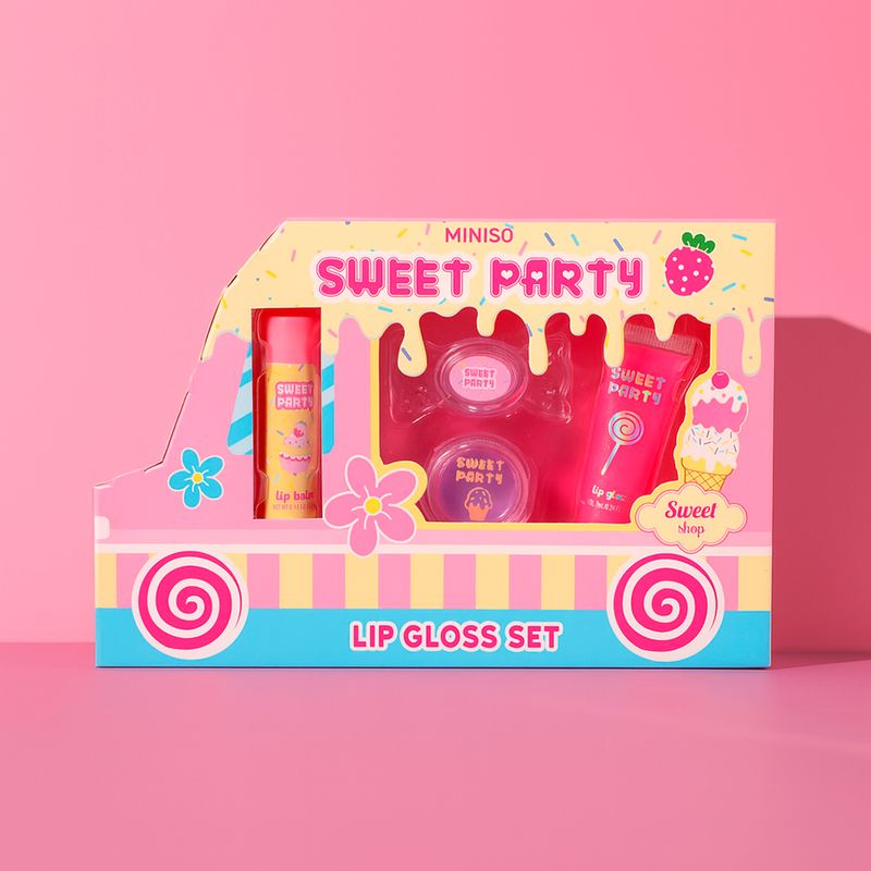 Kit-B-lsamos-Y-Brillos-Labiales-MINISO-Sweet-Party-0-9-gr-1-8-gr-3-4-gr-7-ml-Frutales-Infantiles-4-Piezas-2-26344