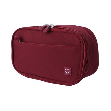 Cosmetiquera Textil Roja 18x11x7 cm