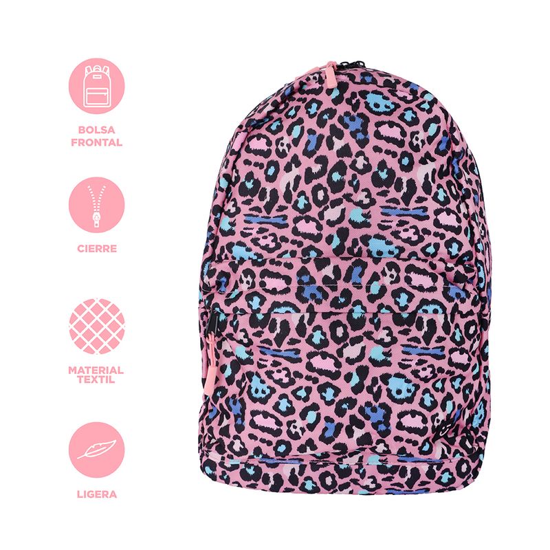 Mochila-Casual-Estampado-Tipo-Animal-Print-Textil-Rosa-28x39-cm-3-31322