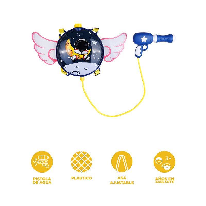 Pistola-De-Agua-Con-Mochila-Estampado-De-Astronauta-Pl-stico-Azul-22x20-cm-3-31360