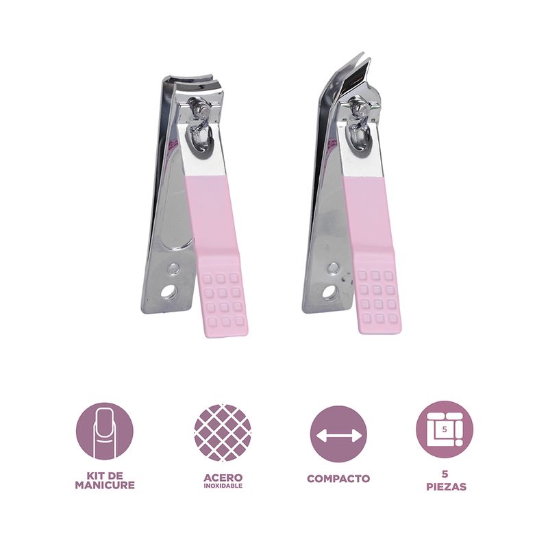 Kit-Manicure-Con-Estuche-Sanrio-Hello-Kitty-Acero-Inoxidable-Rosa-5-Piezas-3-31387