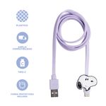 Cable-De-Carga-Y-Datos-USB-A-Tipo-C-Snoopy-Vintage-Lila-3-31454