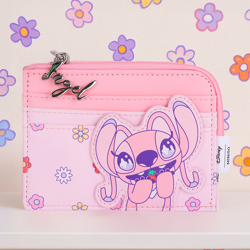 Monedero-Disney-ngel-Sint-tico-Rosa-11x9x1-cm-2-31457