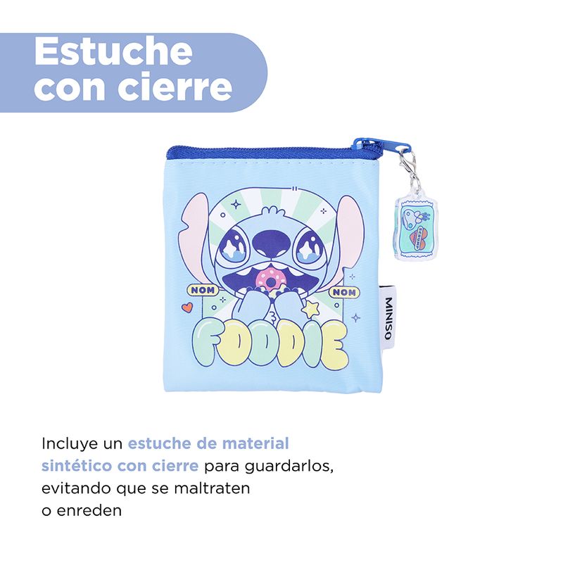 Cable-De-Carga-Y-Datos-Con-Funda-Disney-Stitch-USB-A-Lightning-Sint-tico-Azul-4-31459
