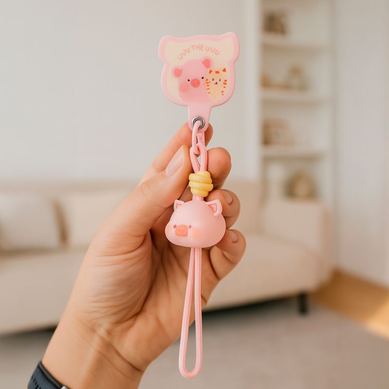 Accesorio-Decorativo-Para-Celular-Lulu-La-Cerdita-Silicona-Rosa-18-5-cm-2-31477