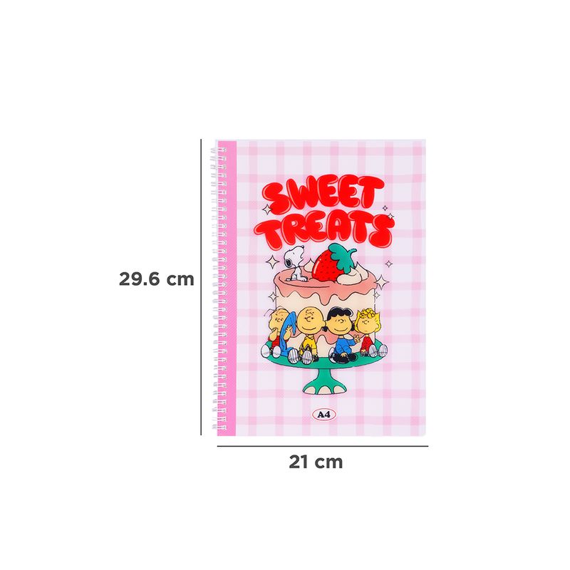Libreta-De-Espiral-Snoopy-Pasta-Suave-21x29-6-cm-60-Hojas-Rayas-4-31489