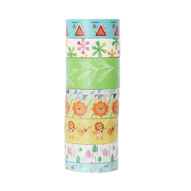 Set Cintas Adhesivas Washi Multicolor 8 Piezas