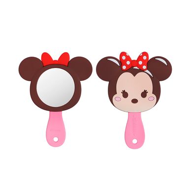 Espejo De Mano Disney Minnie Mouse Tsum Tsum Sintético Multicolor 9x15 cm