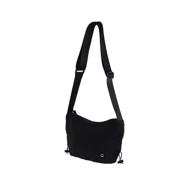 Bolso Crossbody Básico Textil Negro 28x18x4 cm