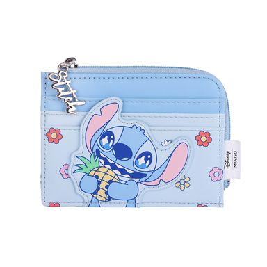 Monedero Disney Stitch Sintético Azul 11x9x1 cm