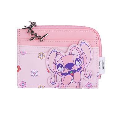 Monedero Disney Ángel Sintético Rosa 11x9x1 cm