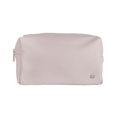 Cosmetiquera Textil Beige 20x12x10 cm