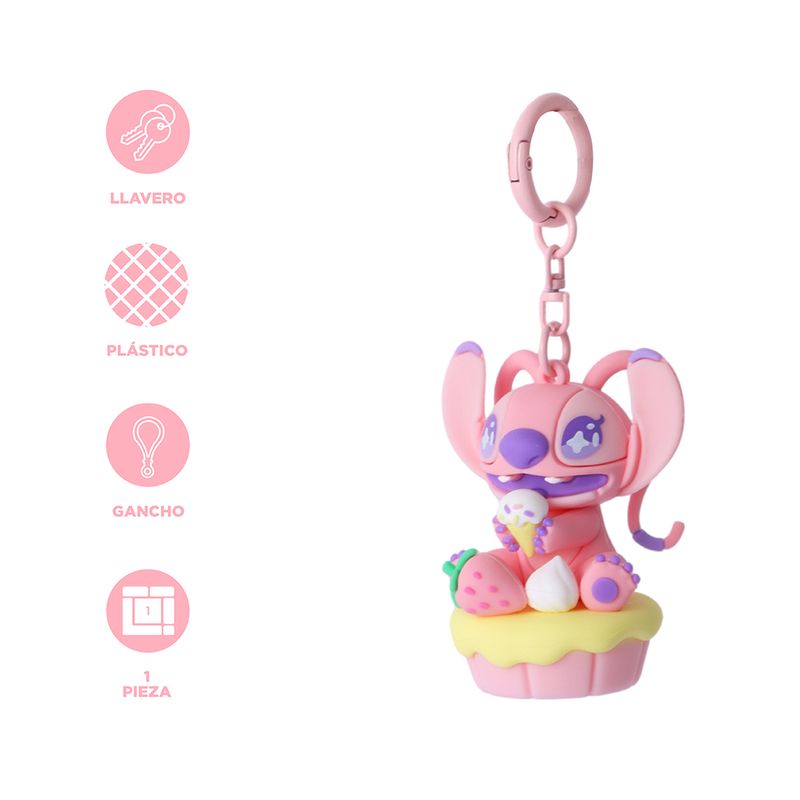 Llavero-Disney-ngel-Dulzura-M-gica-Sint-tico-Rosa-11-cm-4-30006