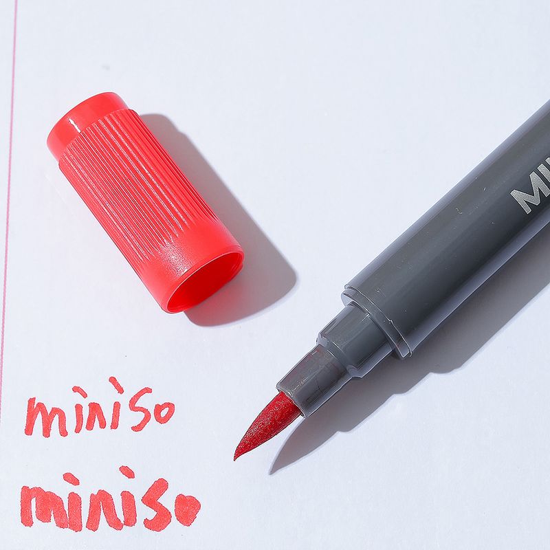 Plum-n-Acuarela-Doble-Punta-Rojo-16-8-1-2-Cm-MINISO-2-6909