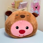 Coj-n-Decorativo-Miniso-Zanmang-Loopy-Disfrazado-De-Capibara-Felpa-2-25841