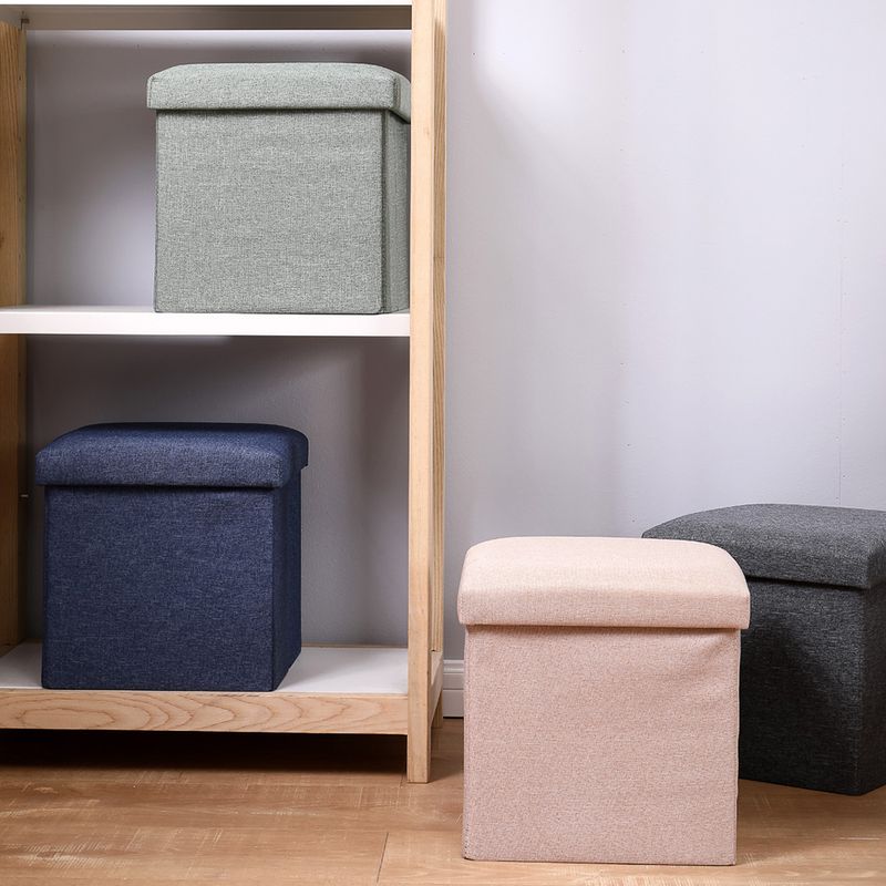 Organizador-Plegable-Tipo-Taburete-100-Poli-ster-Gris-30x30x30-cm-2-28763