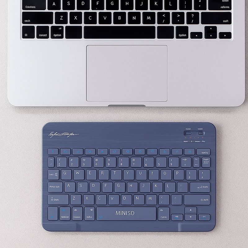 Teclado-Inal-mbrico-Life-Is-For-Fun-Sint-tico-Azul-26x17-6x2-cm-2-30993