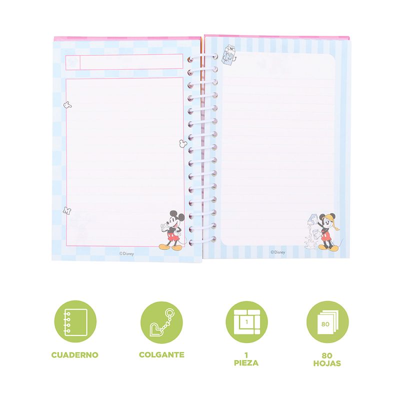 Libreta-De-Espiral-Disney-Mickey-Mouse-Pasta-Dura-Multicolor-14-5x20-7-cm-80-Hojas-Blancas-5-31257
