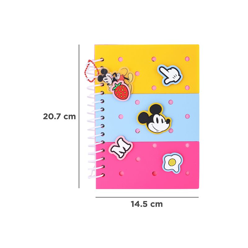 Libreta-De-Espiral-Disney-Mickey-Mouse-Pasta-Dura-Multicolor-14-5x20-7-cm-80-Hojas-Blancas-6-31257