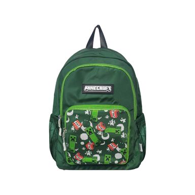 Mochila Casual Minecraft Creeper 100% Poliéster Verde 27x12x39 cm