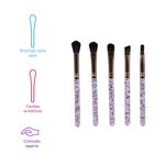 Set-Brochas-De-Maquillaje-Para-Sombras-Sparkling-Star-Rosas-9-7-cm-5-Piezas-3-13346