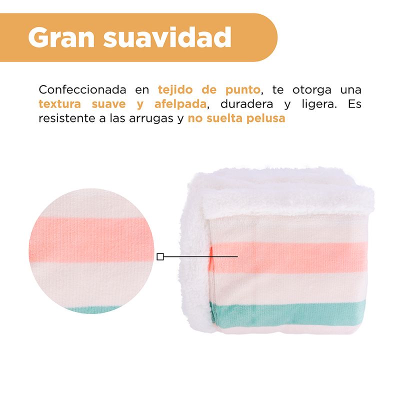 Manta-Estampado-De-Rayas-Textil-Multicolor-152x127-cm-4-31653