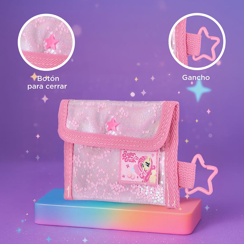Monedero-My-Little-Pony-Fluttershy-Sint-tico-Rosa-12x9x1-cm-5-31661