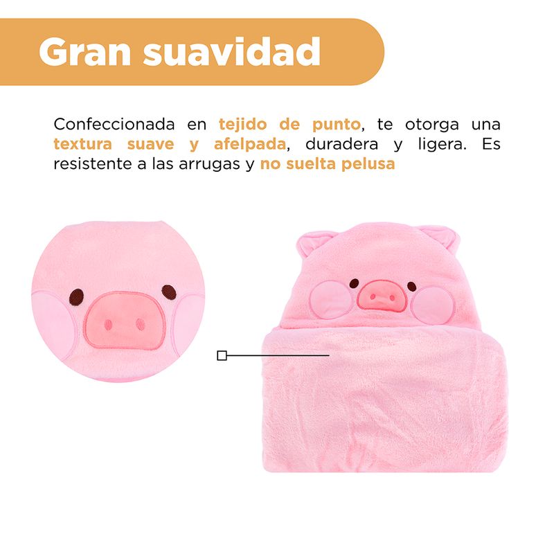 Manta-Con-Capucha-Lulu-La-Cerdita-Textil-Rosa-140x90-cm-4-31694