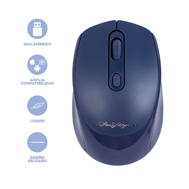 Mouse-Inal-mbrico-Life-Is-For-Fun-Sint-tico-Azul-Silencioso-3-31716